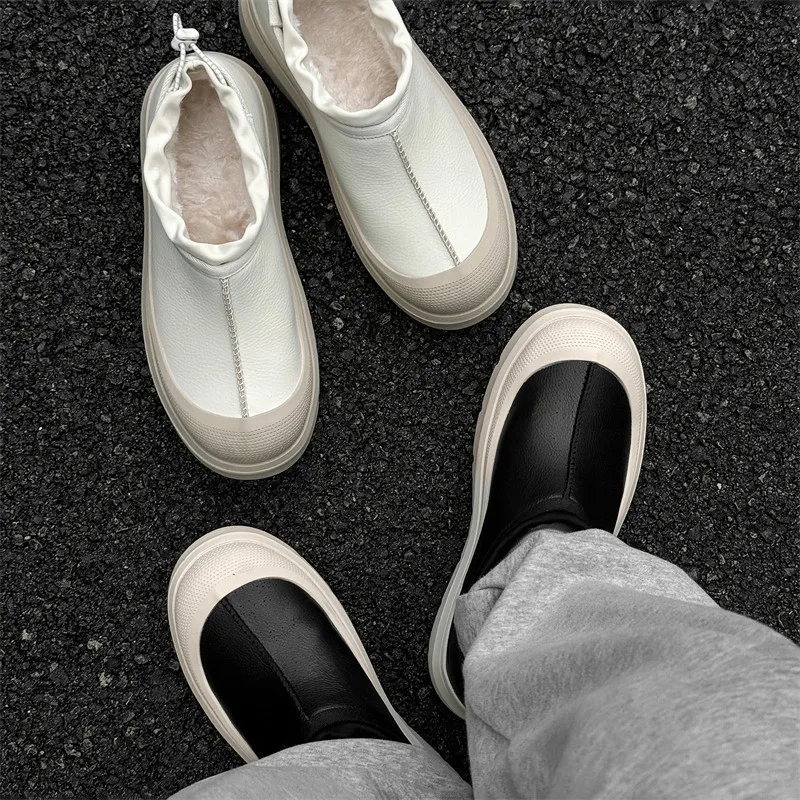 

Повседневные кроссовки: удобные и универсальные зимние кроссовки для мужчин и женщин, с дополнительной утеплительной подкладкой и толстой подошвой.