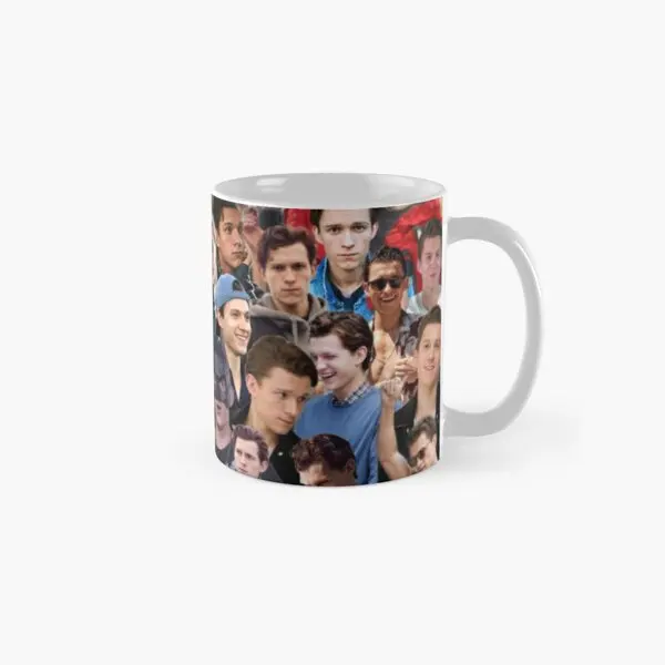 Tom Holland College Classic  Mug Printed Tea Picture Simple Gifts Coffee Design Cup Photo Handle Round Image Drinkware