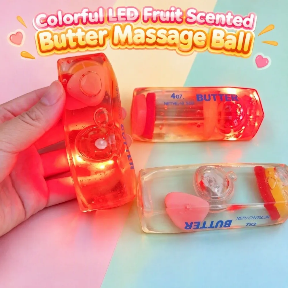 Funny Soft Butter Stick Squeeze Toy Slow Rebound Lights Up Butter Stick Squishy Toy Slow Rising Realistic Fidget Toy Adults