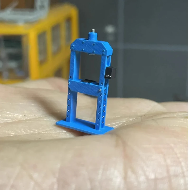 New 1/64 Car Bearing Press Model Garage Auto Repair Tool Shop Scene Accessory Miniature Anime Figures DIY Collection Display