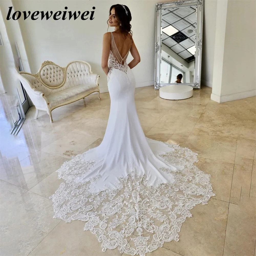 Mermaid Wedding Dresses for Women Boho Beach Wedding Dress Elegant Bridal Dress Wedding Gown vestido de noiva