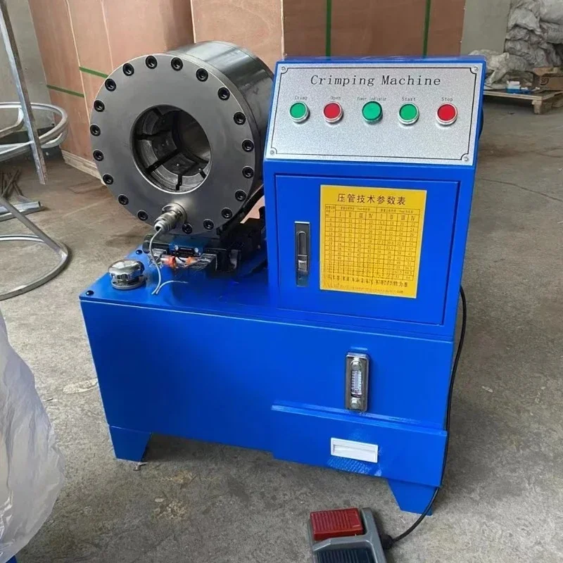 Bonding machine Greenhouse steel pipe shrinking machine, galvanized pipe shrinking machine