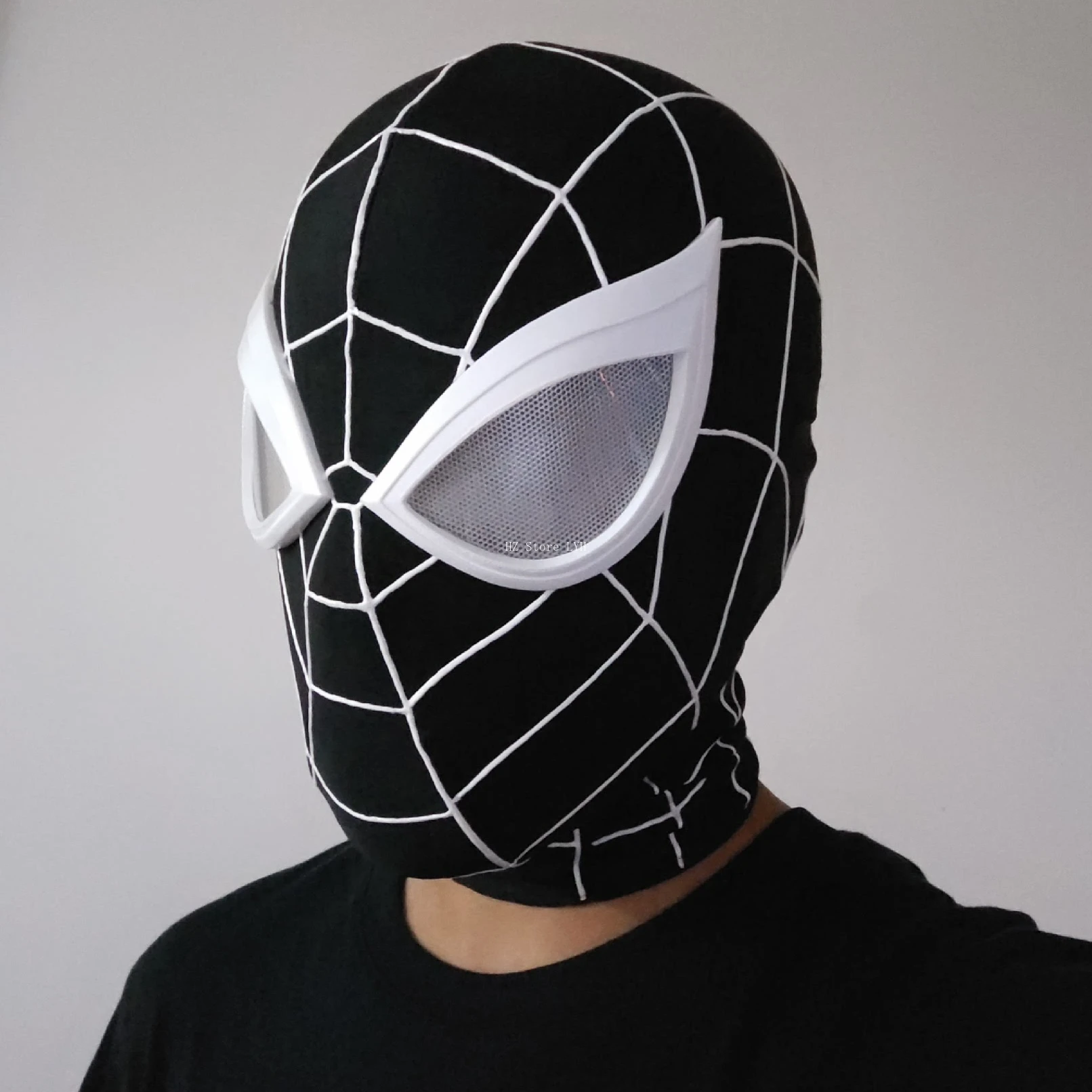 

Marvel Negative Zone Spider-Man Mask with 1:1 3D Faceshell & Strips & Magnetic Eyes Helmet Superheroes Cosplay Masks