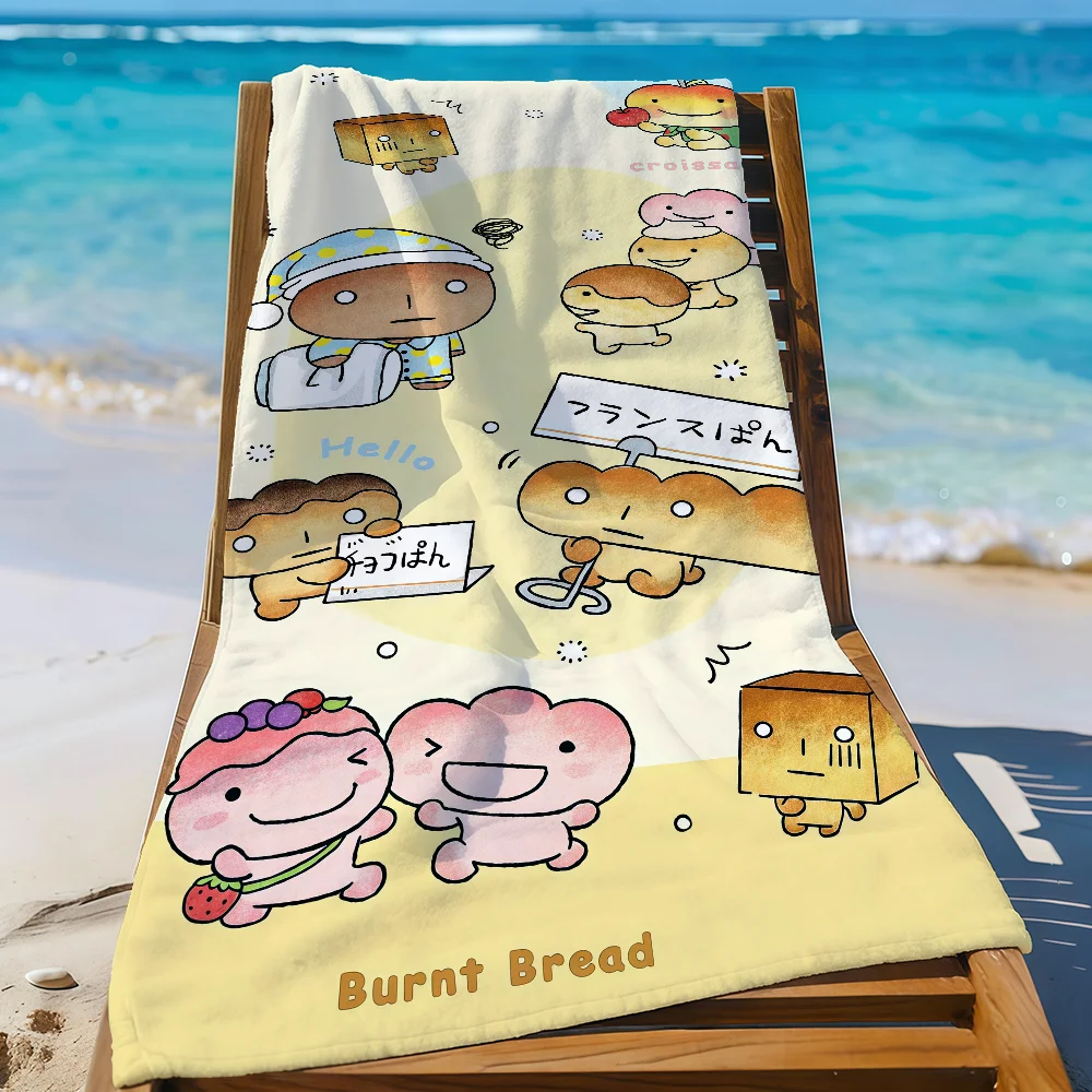 Cartoon K-Kogepan cute kawaii Towel Quick Drying Beach Towels Are Suitable For Swimming Pools Camping Yoga And The Gym