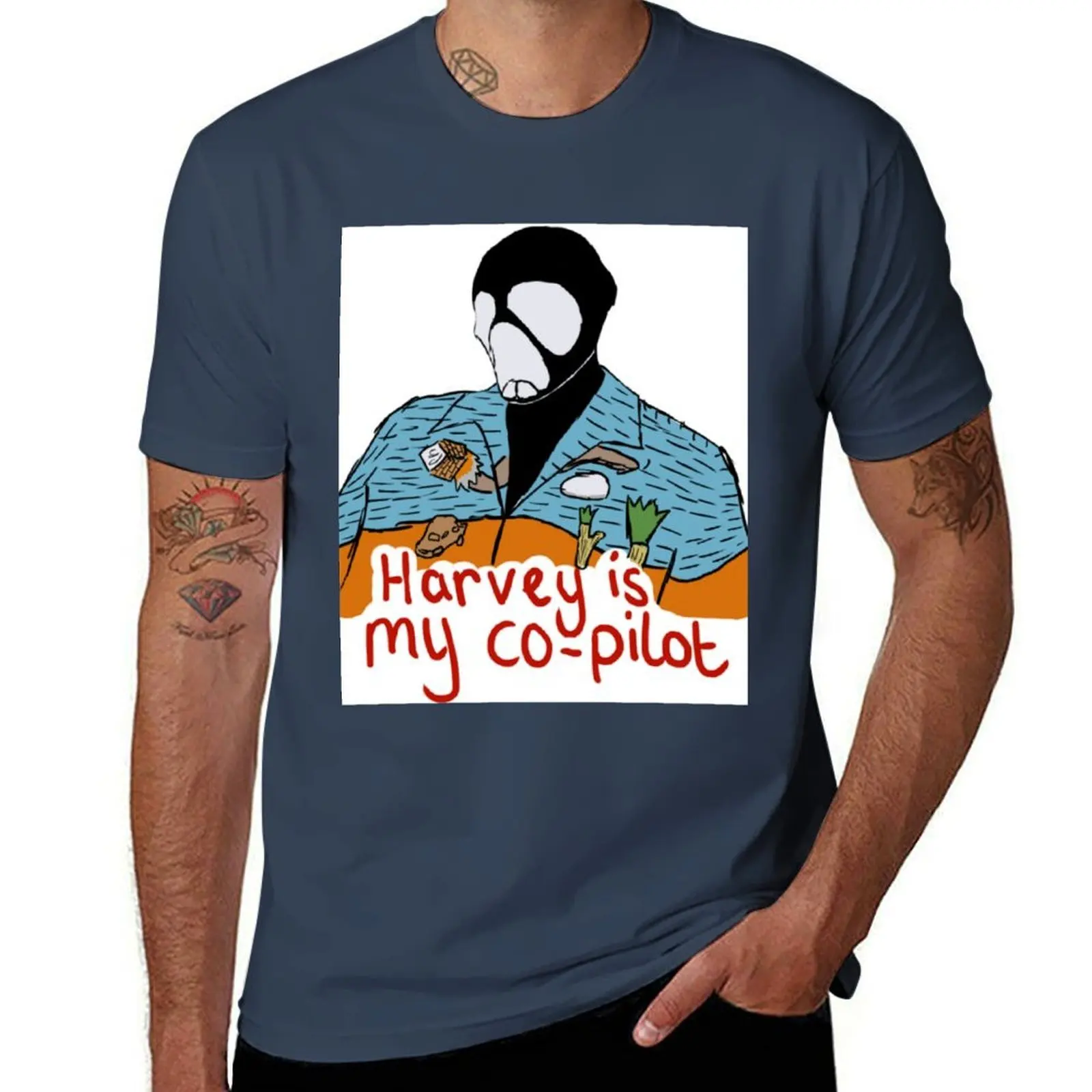 

Farscape - Harvey is my co-pilot. T-Shirt cotton t shirts man 100% man tshirt T-Shirt