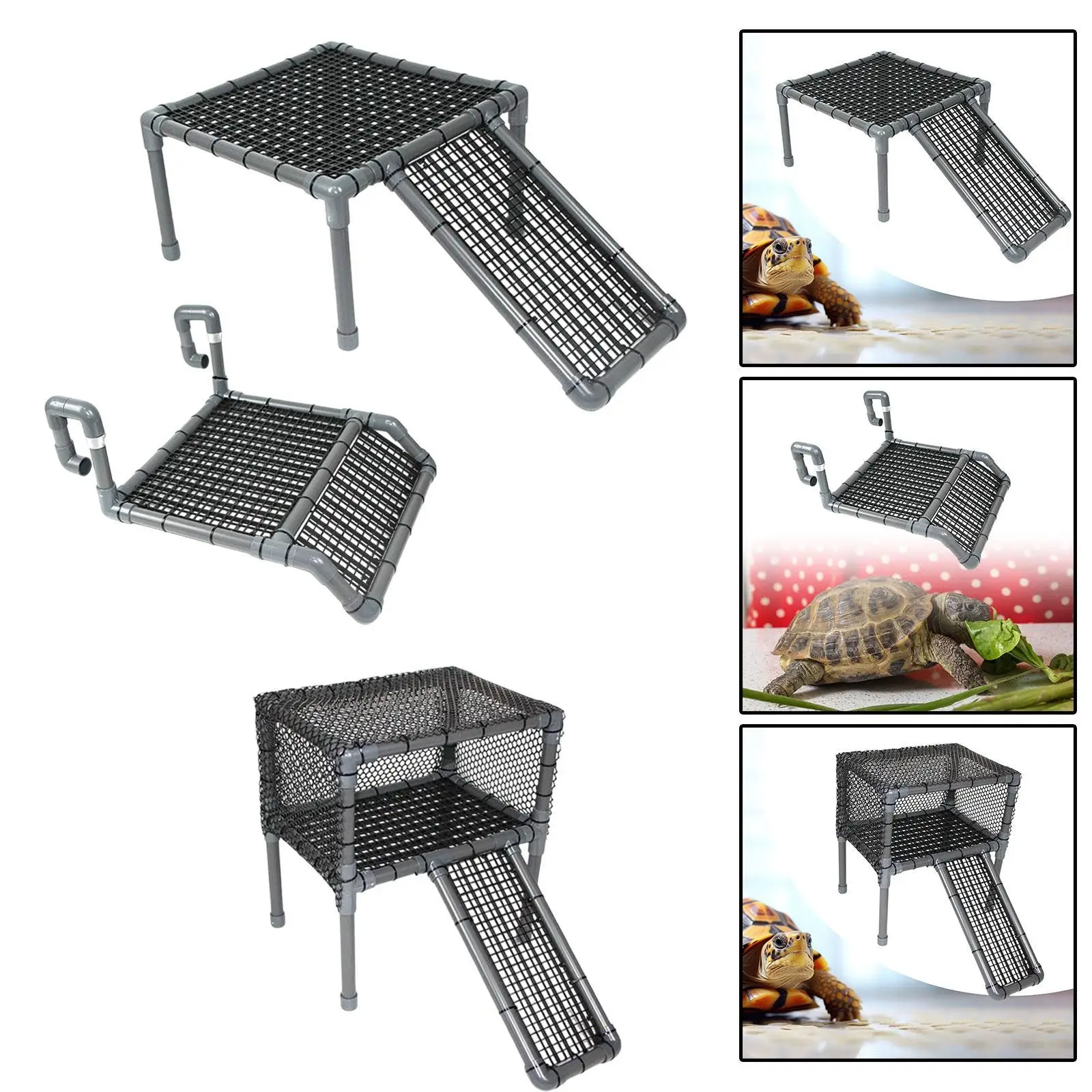 

Солнечная платформа для черепах, лестница для резервуара для рептилий, стойка для восхождения черепах,