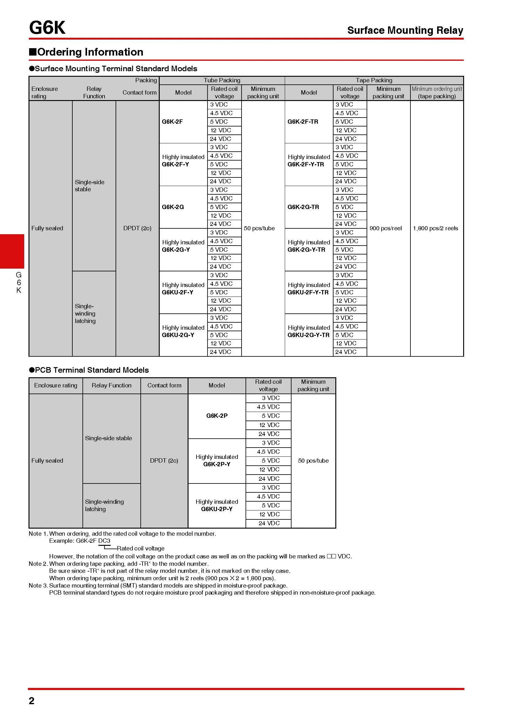 OMRON G6K-2F-Y-3V Einzelrelais 4,5V 5VDC 12VDC 24VDC RF 8PIN 1A - 2G 2F Authentische Original Elektronische Komponente – Detail 2