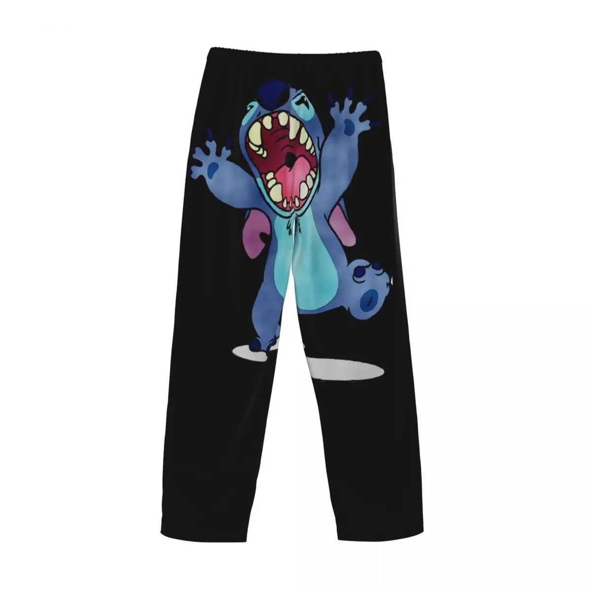 Pantalones de pijama de león con estampado personalizado para hombre, ropa de dormir con dibujos animados de Anime, pantalones con bolsillos