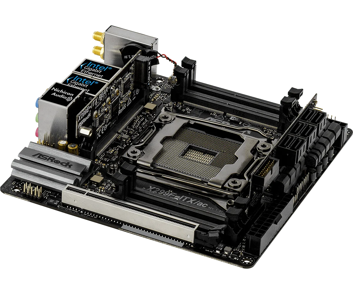 ASRock X299E-ITX/ac Mini ITX Motherboard DDR4 Intel X299 LGA 2066