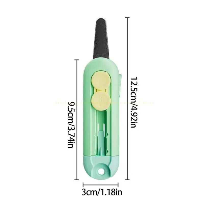 Box Cutter Envelope Opener Retractable Box Opener Packer Opener Paper Cutter para uso do escritório casa