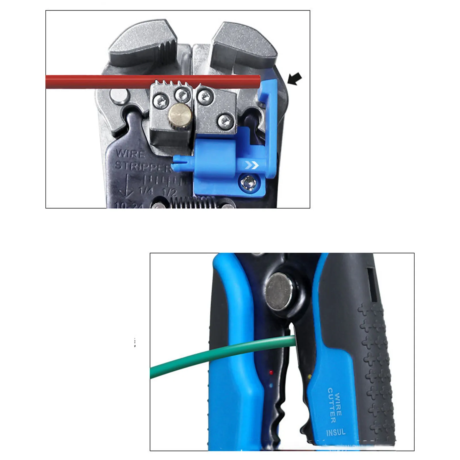 Blue Wire Stripper Automatik 3 in 1 Anti-Rutsch-Griff arbeits sparende Kabels chneide zange für Elektriker