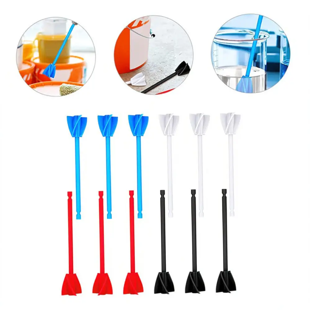 Silicone Resin Stirrer Paddle For Epoxy Liquid Color Mixing Attachment Professional Paint Stirring Tool Accessory For DIY Crafts