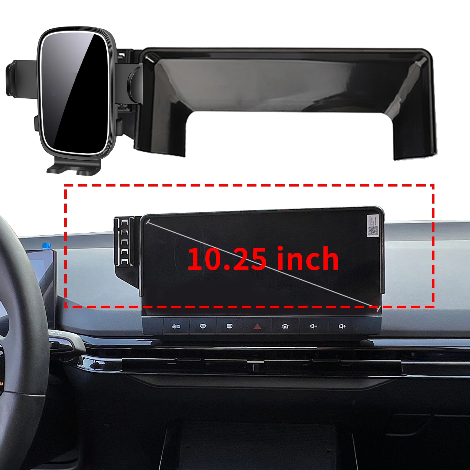 

fit for MG 4 EV 2022 2023 2024 2025 2026 2027 Custom Fit Phone Holder Mount Dashboard Screen Base No Drill Car​​ accessoires