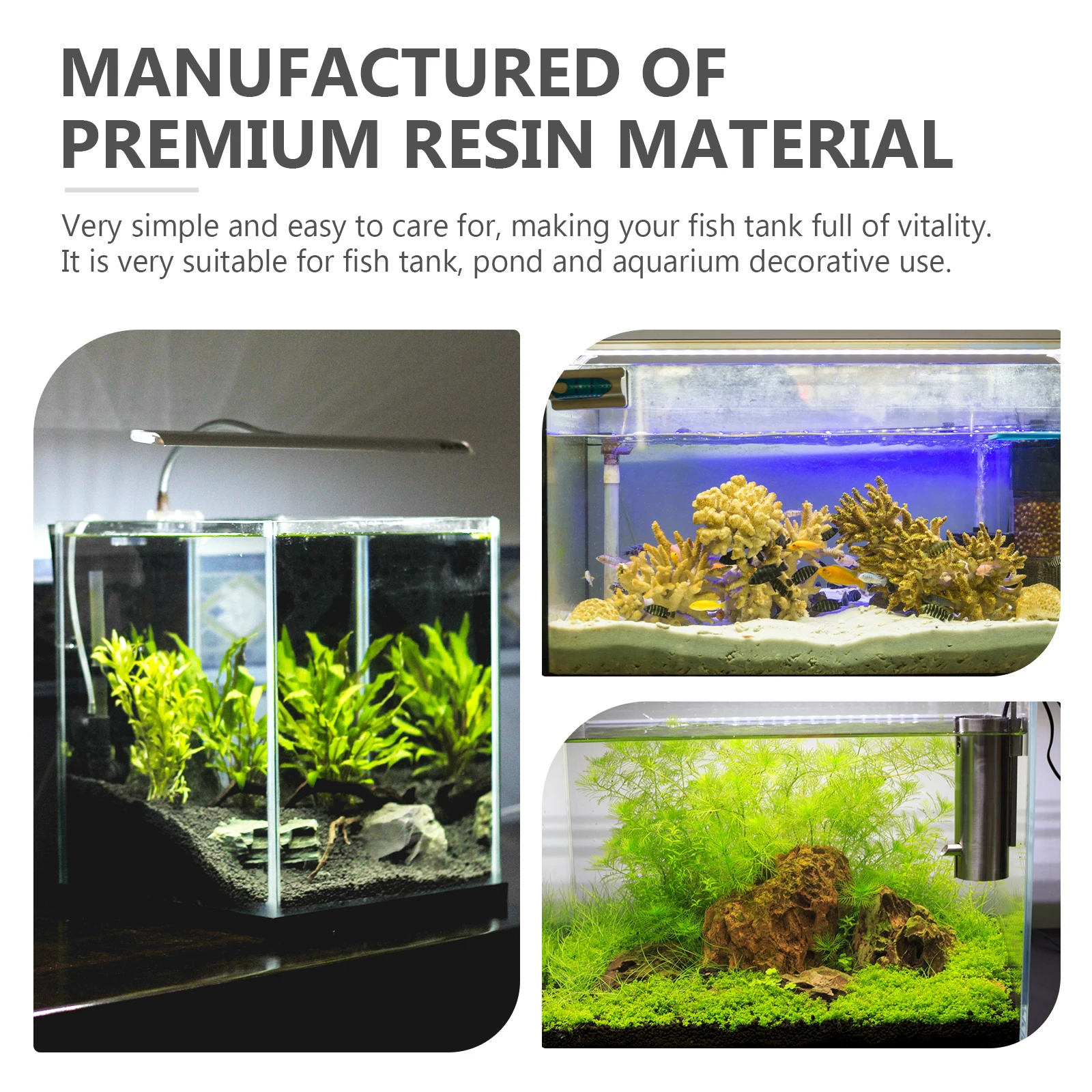 

20Pcs Decorative Sea Stars Fish Tank Ornaments Marine Theme Adornments Lifelike Resin Aquarium Decors Sea Stars