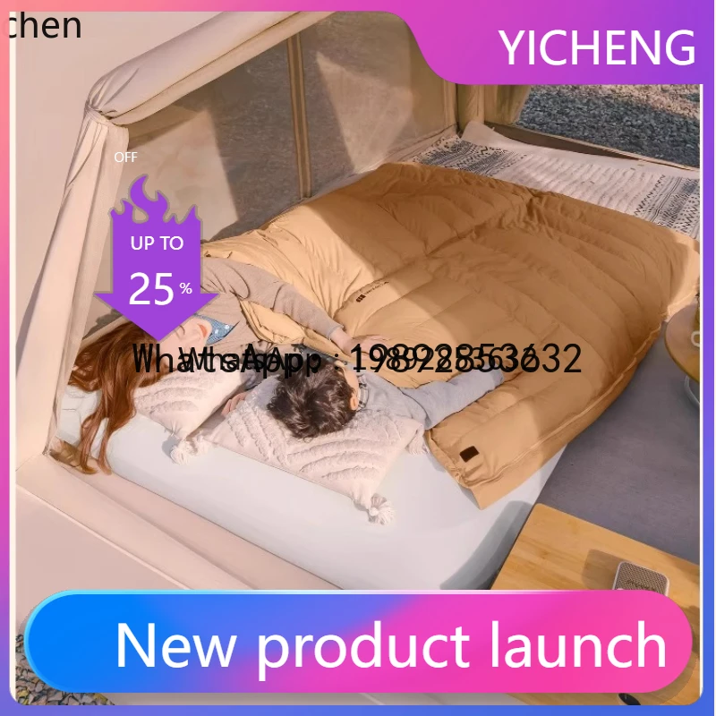 X8 sleeping bag thickened four-season universal outdoor camping vehicle fleece quilt dual-purpose