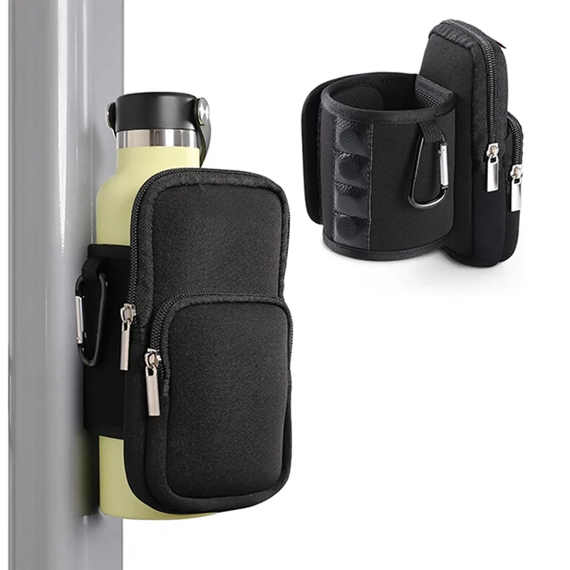 Magnetic Water Bottle Bag Strong Magnet Sports Water Cup Holder for Gym,Outdoor Activities, Ideal for Hiking, Running & Fitness