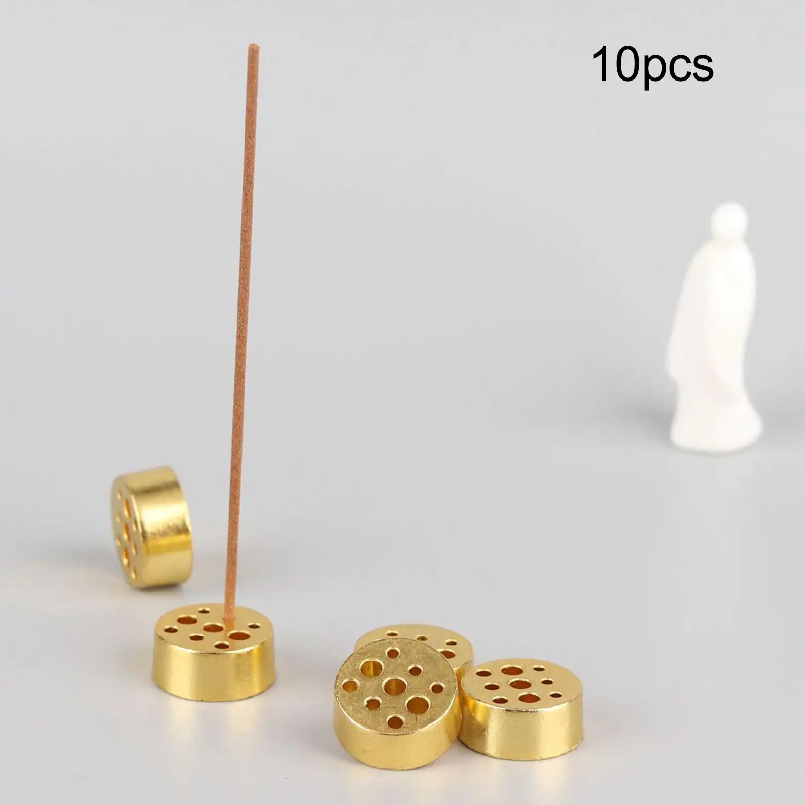 10 Pieces 9 Holes Incense Stick Holder Incense Holder for Yoga Home Fragrance Decoration Indoor Outdoor Use Incense Stick