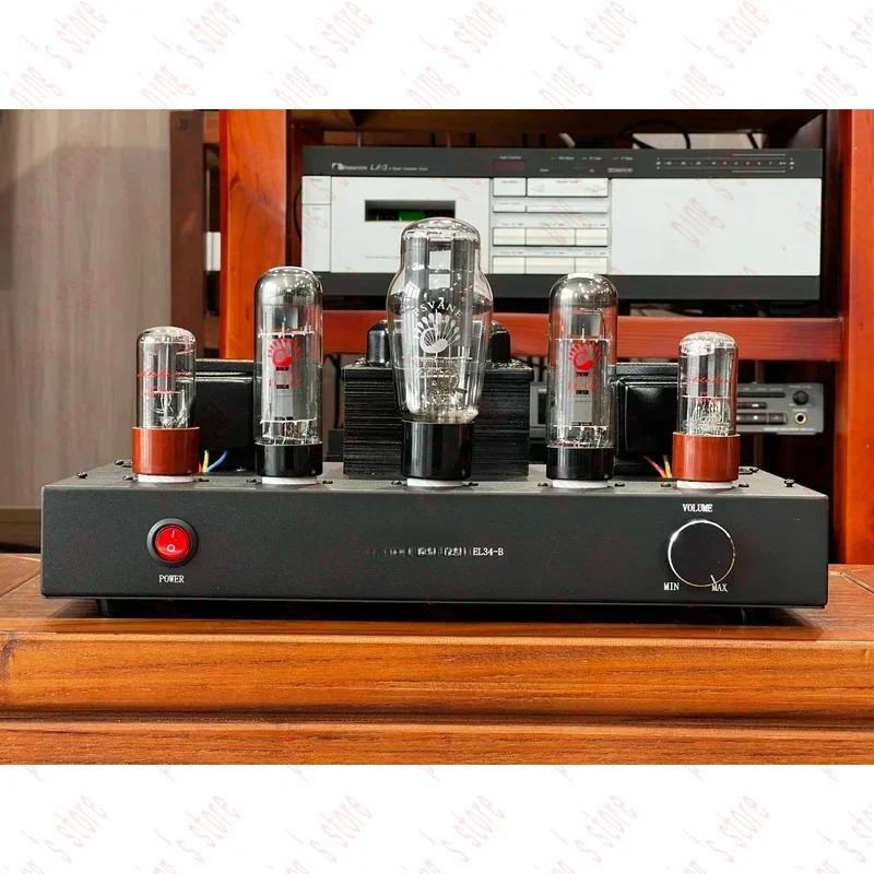 Laochen EL34 ,Class A Handmade Scaffolding ,Electron Tube HiFi Power Amplifier,With 5.0