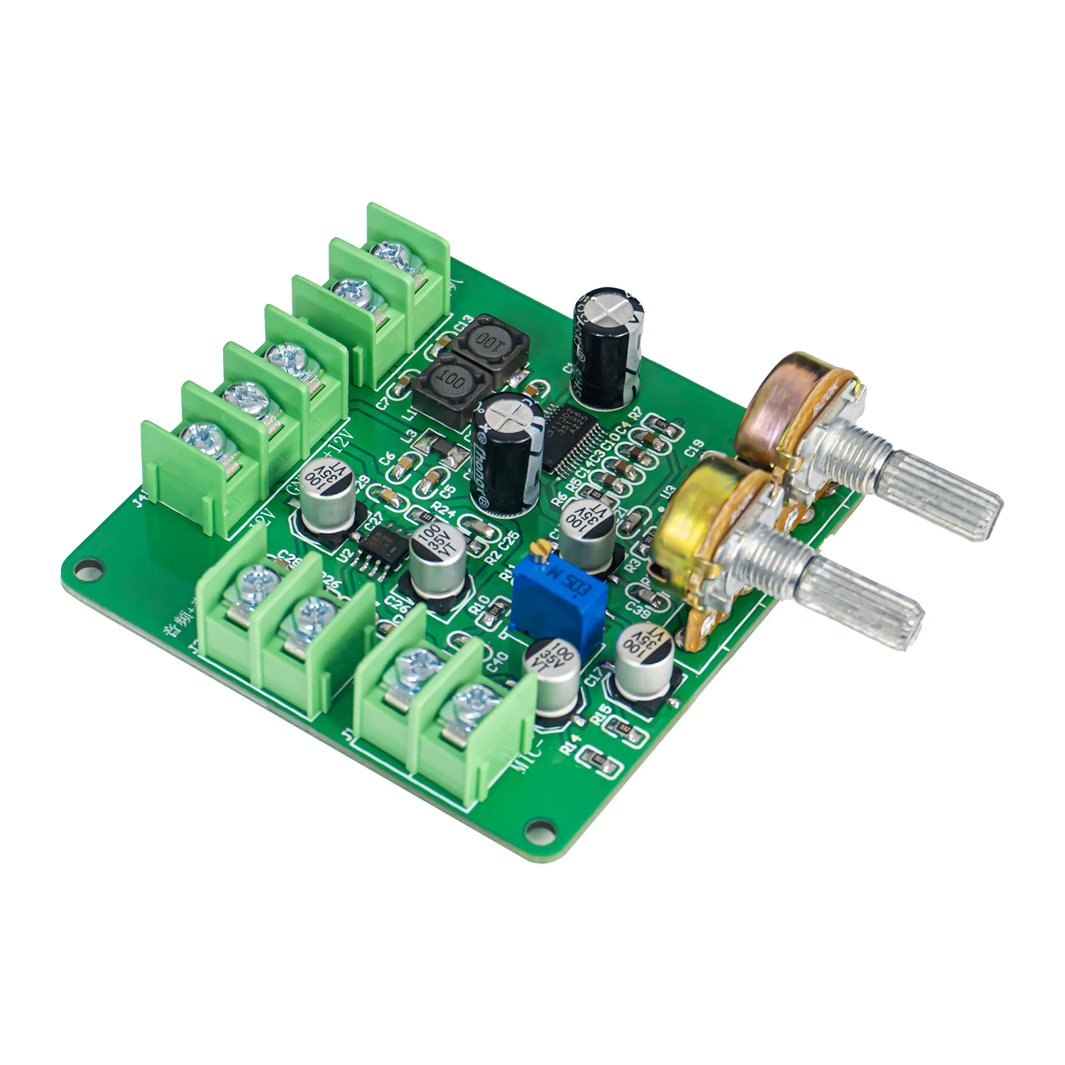 Audio Microphone Amplifier Board Kit NE5532 Preamplifier Electronic DIY Soldering Assembly Training Circuit