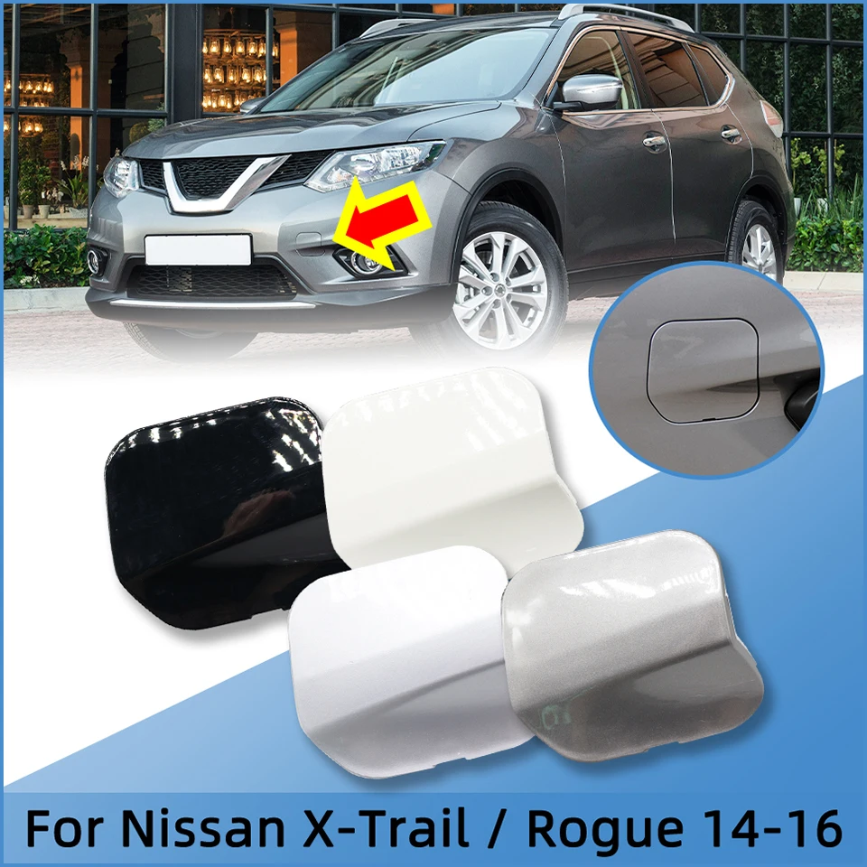 Car Accessories Front Bumper Tow Hook Cover Cap Trailer Hauling Eye Cover Lid For Nissan X-Trail XTrail T32 Rogue 2014 2015 2016