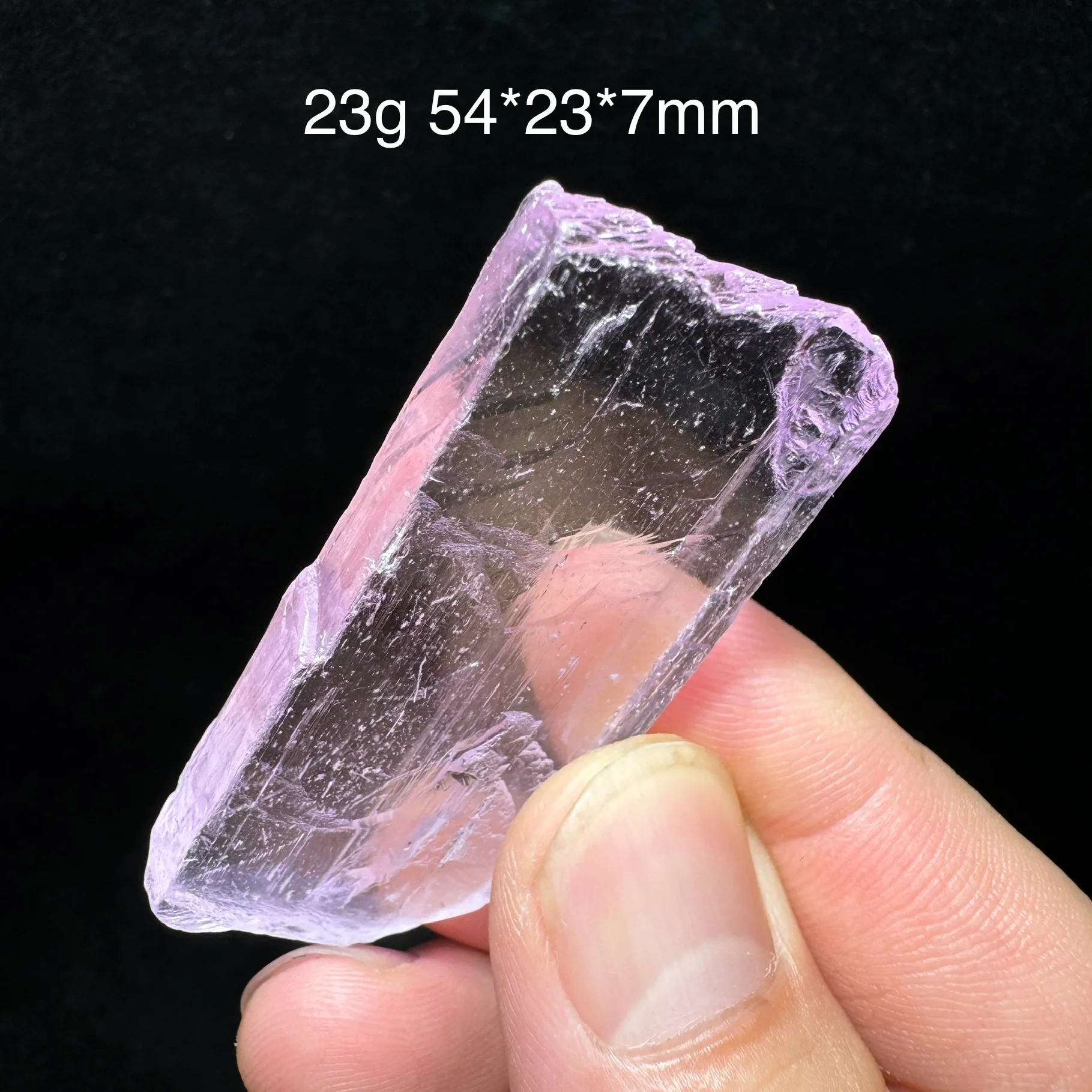 Natural Orange Fluorescence Kunzite Lavender Purple Spodumene Mineral Specimen Healing Quartz Desk Decor video for details