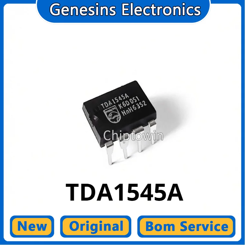 5/50/500 pcs TDA1545A TDA1545 DIP-8 Digital Analog Converter W7