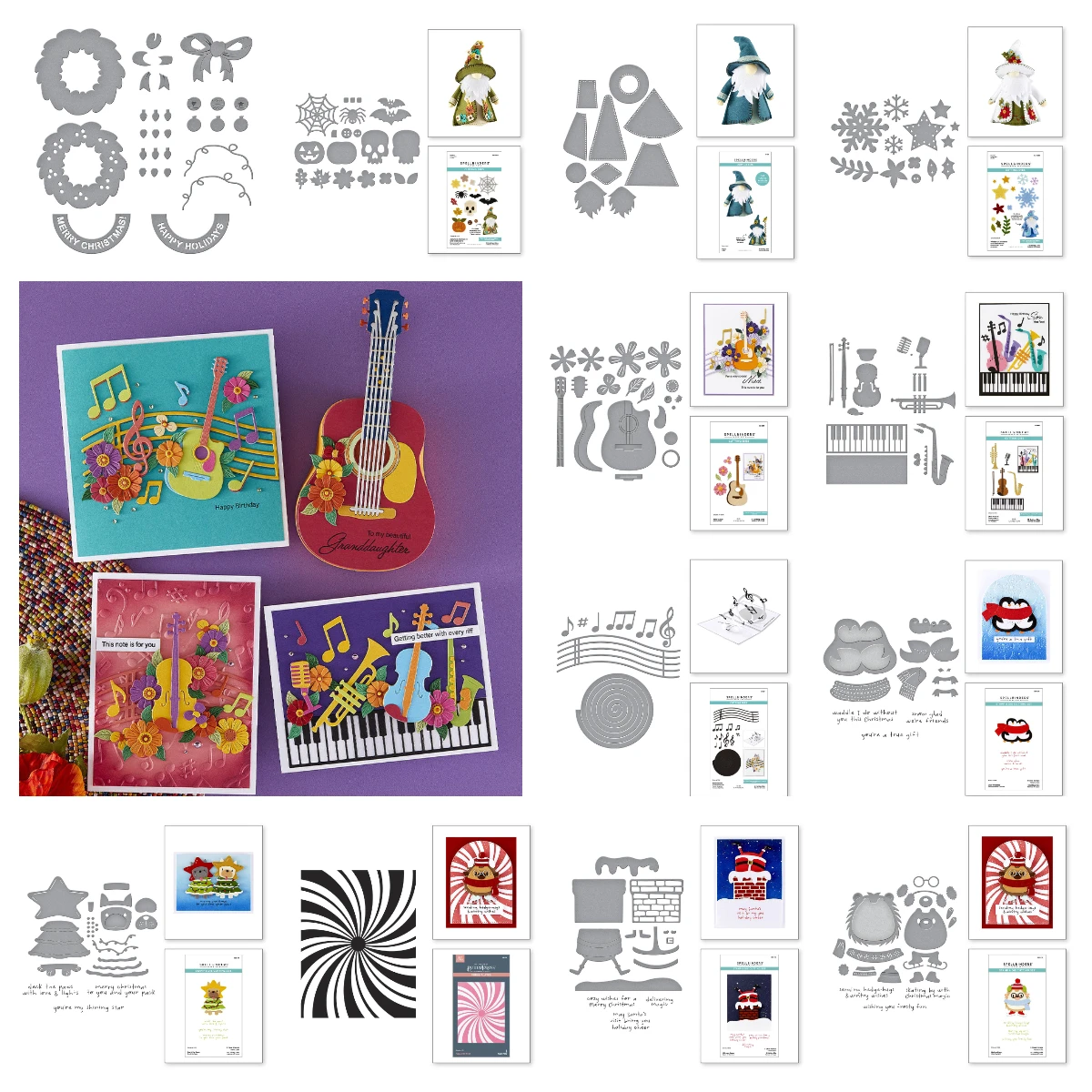

Musical Notes & Stave Pop-Up Metal Cutting Dies Hot Foil for Scrapbooking DIY Greeting Card Decoration Craft Embossing 2025 New