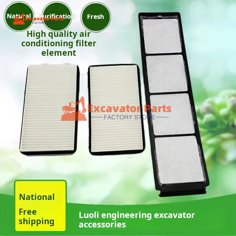 For Hitachi ZAX EX ZAXExcavator 60 70-5G 75 120-6 Air conditioning filter external built-in air conditioning filter