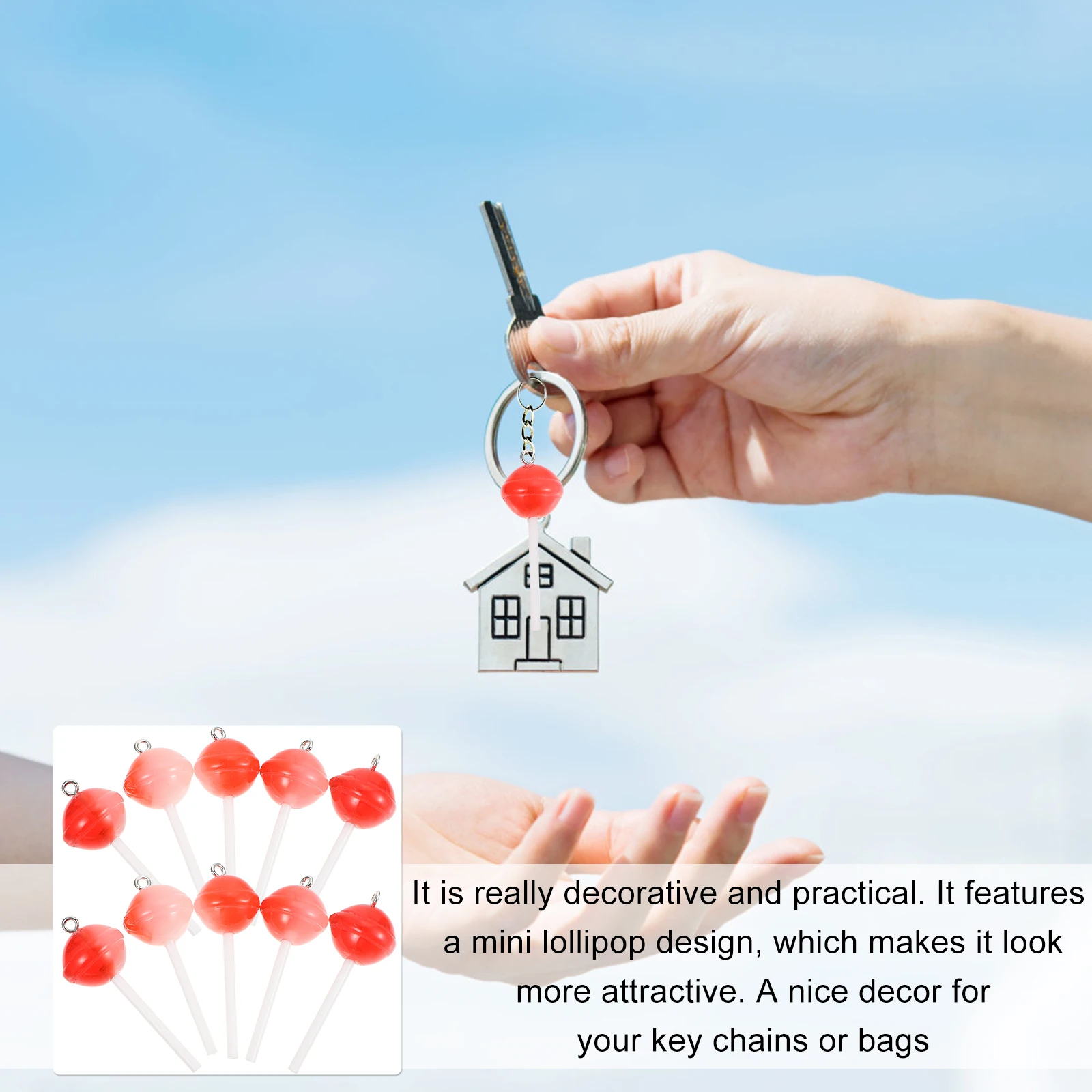 

30 шт., брелок-леденец, подвески, декоративный мини-брелок из смолы, подвесной орнамент, сумка, очаровательный портативный брелок-леденец, кулон