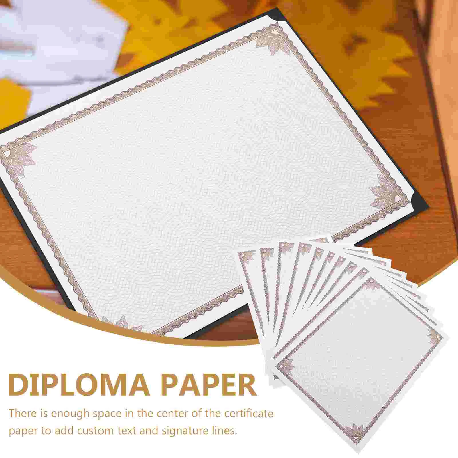 Imagem -03 - Prêmio de Classe de Papel em Branco Certificado de Honra Graduado Impressora Canto Arredondado Acadêmico Texto Personalizado Interno 10 Pcs