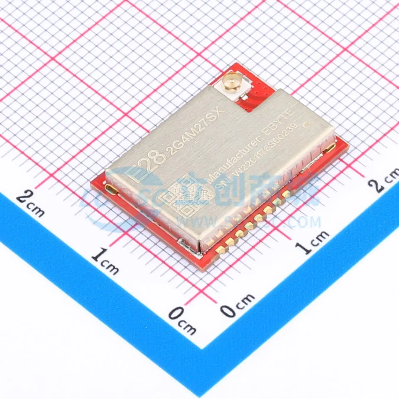 2pcs E28-2G4M27SX SMD 20x16mm 2.4GHz LoRa Wireless RF Transceiver Module