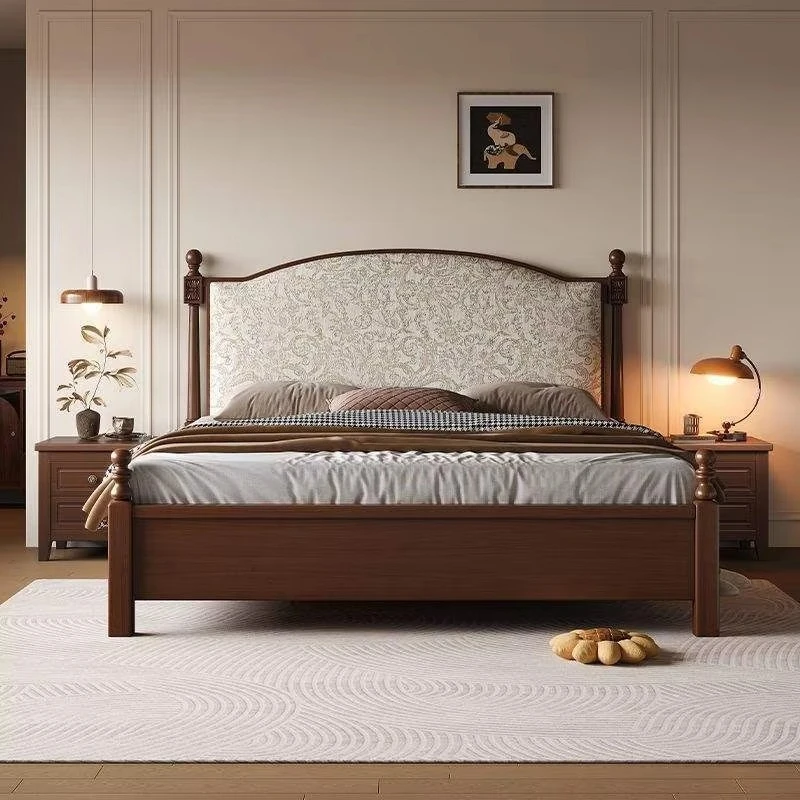 Solid Oak Italian Design Adjustable Tilt Comfortable Eco-Friendly Luxury Durable Soft Bed Frame Leather Upholstered