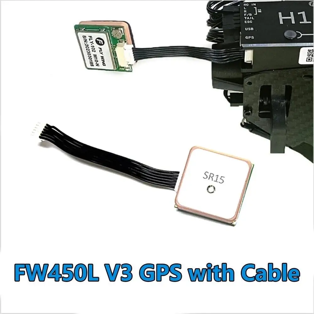 

FLYWing FW450L V3 GPS-модуль для вертолета с соединительным кабелем
