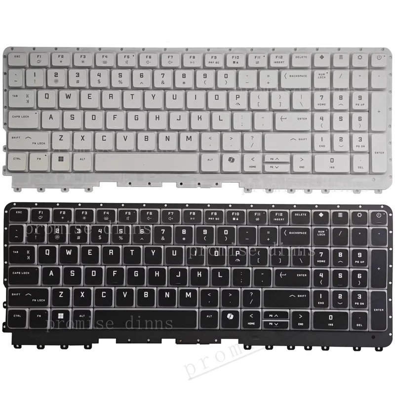 M New for for HP Omen MAX 16T-AH 16-AK 16-AK0047NR colorful RGB Backlight US Keyboard TPN-I143