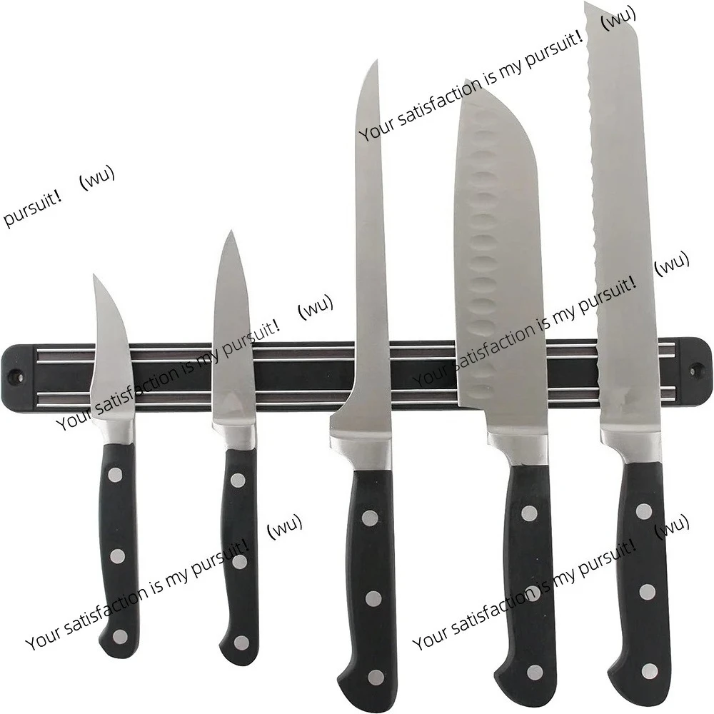 13-Inch wall-mounted stainless steel magnetic knife holder, powerful tool holder, kitchen bar
