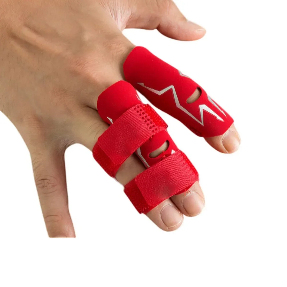 Adjustable Finger Splint Support Brace Sleeve Breathable Basketball Volleyball Finger Joint Protector Sports Finger Guard
