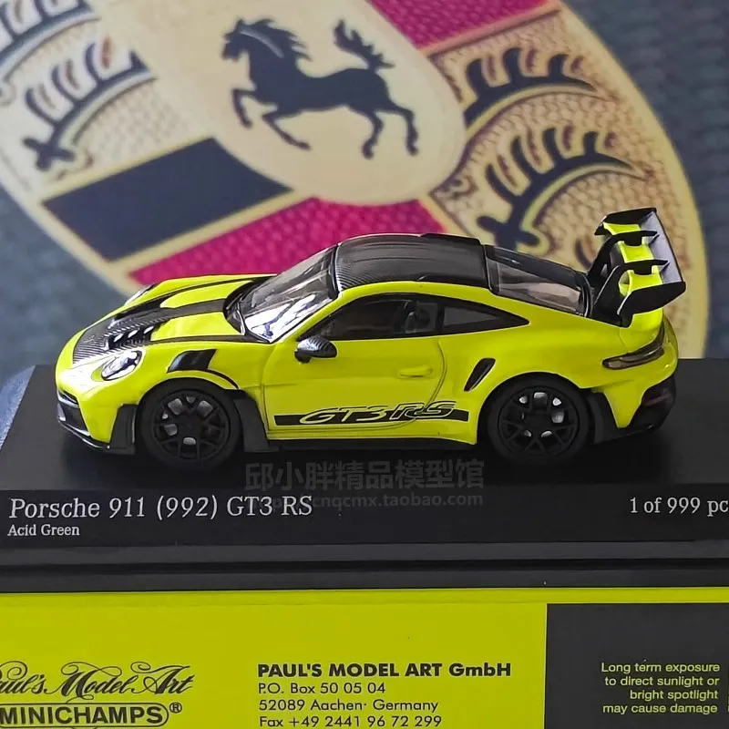 Tarmac Works Model samochodu 1/64 Porsche 911 992 GT3 RS Model samochodu ze stopu symulacja modele wystawowe kolekcja chłopców zabawka urodzinowa prezent