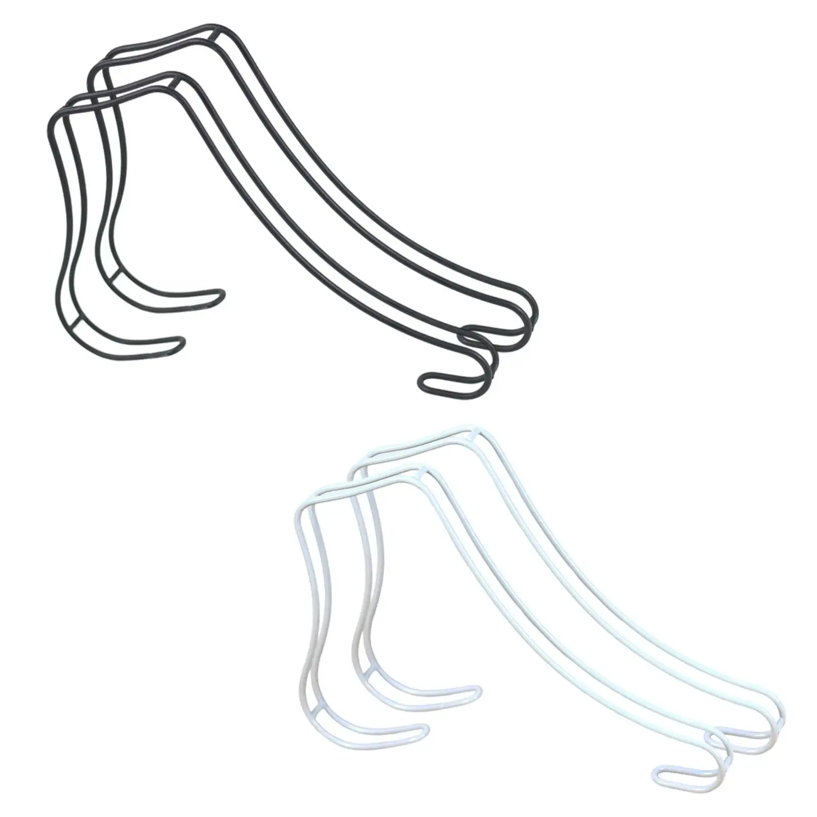 2Pcs Sandal Shoes Display Stand Inserts Sturdy for Home Retail Store Mall