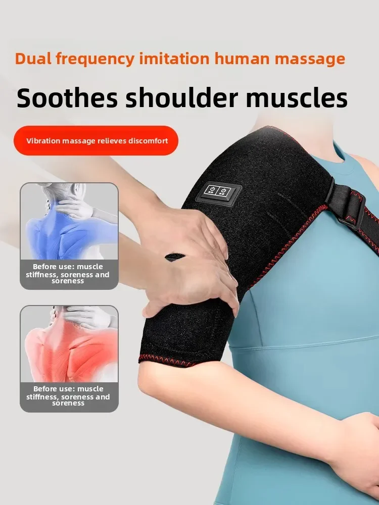 Arm massager rechargeable heating electric shoulder hot compress therapy bag to protect shoulder pain and keep warm arm pain