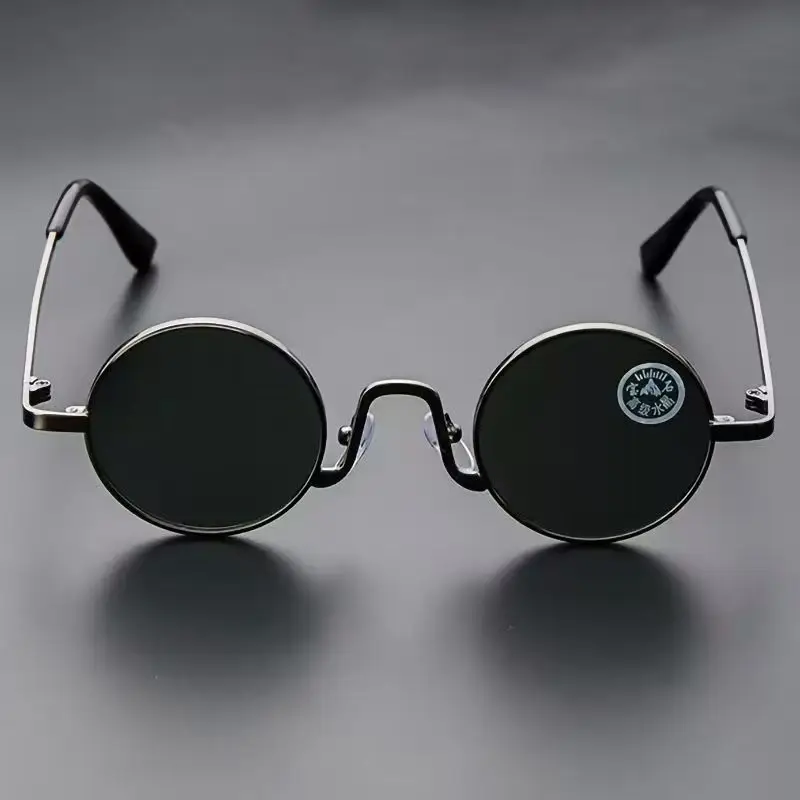 Vintage Designer Outdoor Sunglasses Men Round Fashion High Quality Sun Glasses Woman UV Protection Metal Eyewear