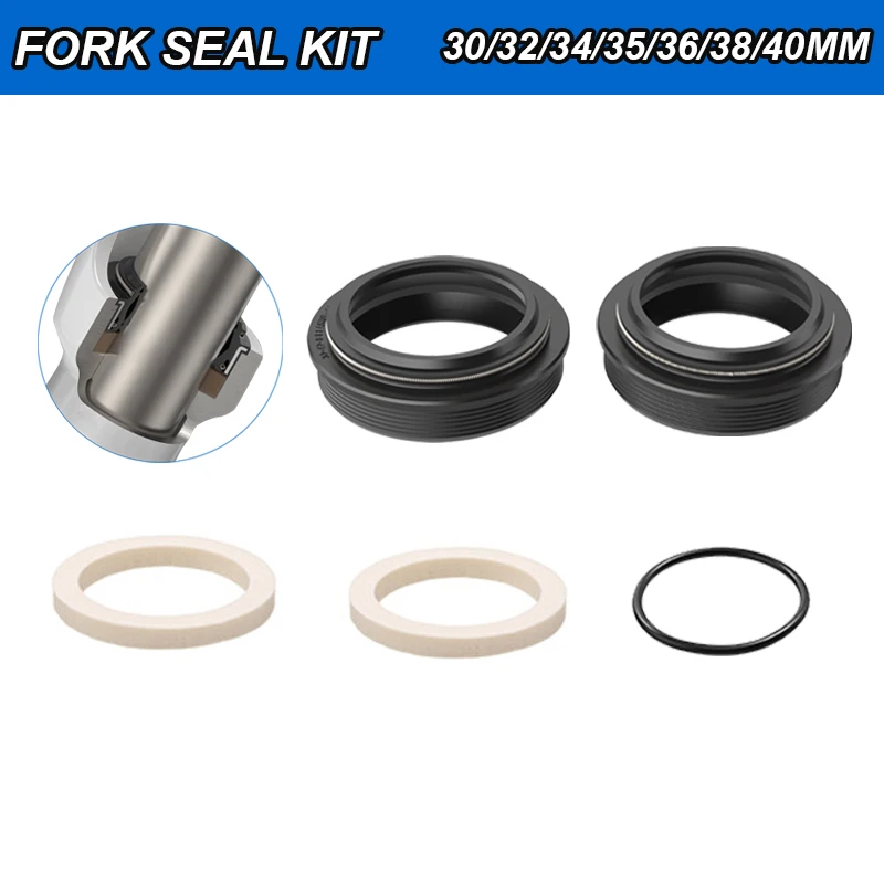 Fork Seal Kit Dust Wiper Foam Ring Oil Seal Wiper For Fox Suntour Rockshox Manitou MARZOCCHI 30 32 34 36 38 40mm MTB Fork