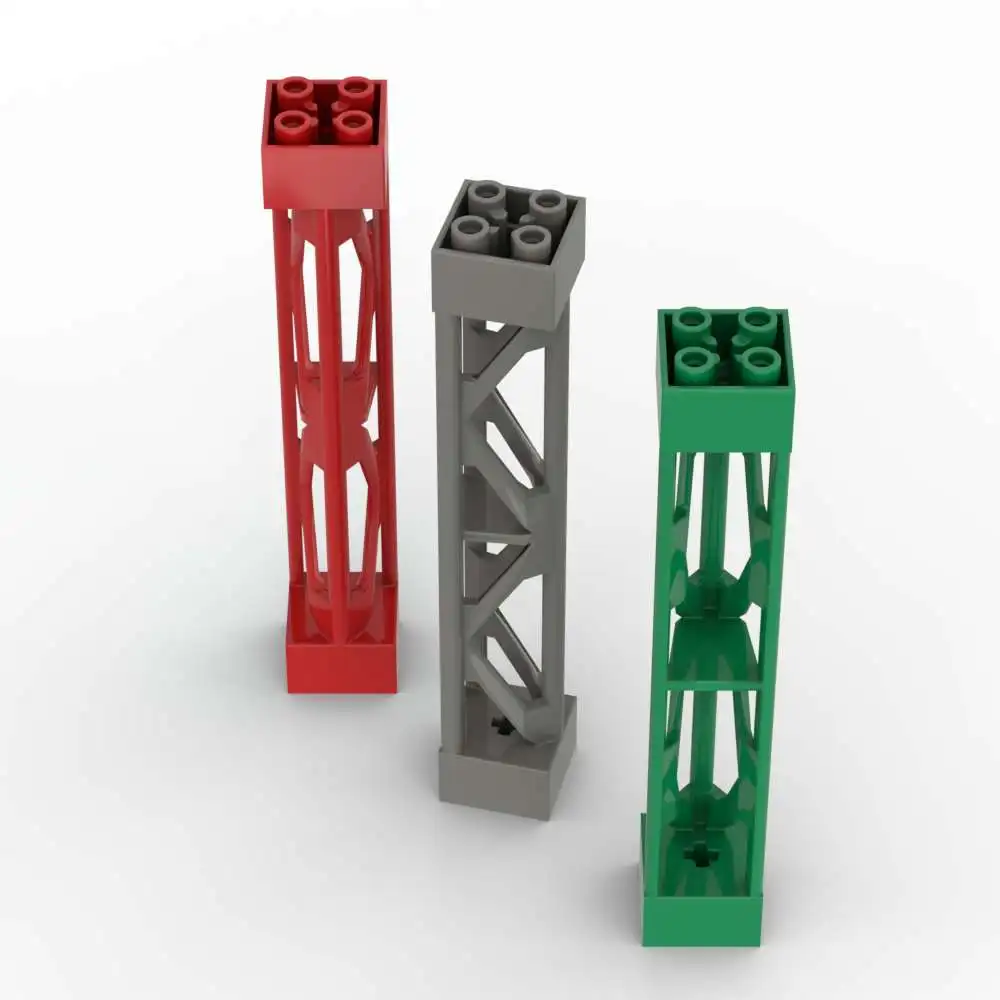 

MOC 10 шт. 95347 2X2X10 58827 Колонка Поезд Трек Поддержка Кирпичи Кронштейн Столб Строительные Блоки Игрушки Взрослые Мальчики Подарки Специального Дню