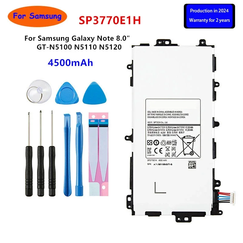 Brand New Tablet SP3770E1H Battery 4600mAh For Samsung Galaxy Note 8.0