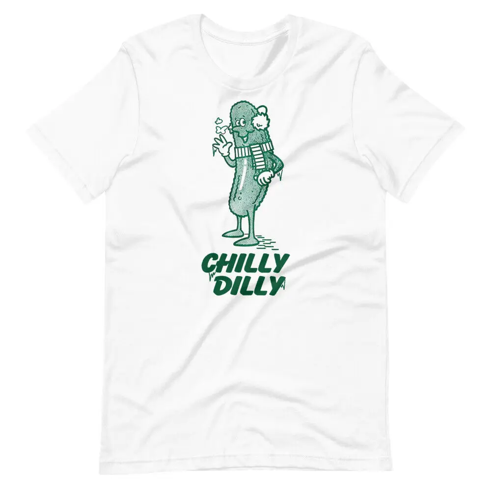 CHILLY DILLY PICKLE Vintage Style Retro Tee Short-Sleeve Shirt T-Shirt