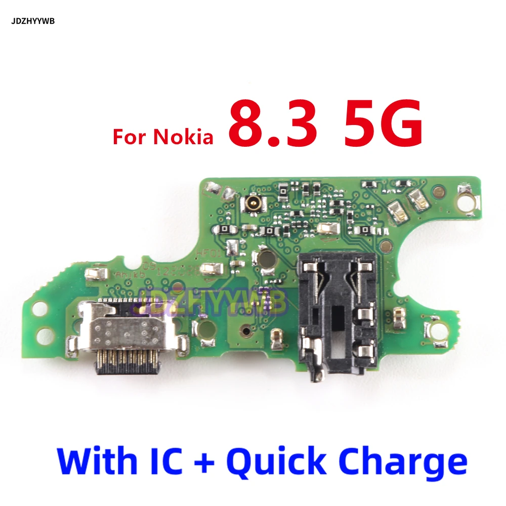 1PCS  Mainboard Flex For Nokia 8.3 5G Main Board Motherboard Connector LCD Flex Cable Charger Board  Replacement parts