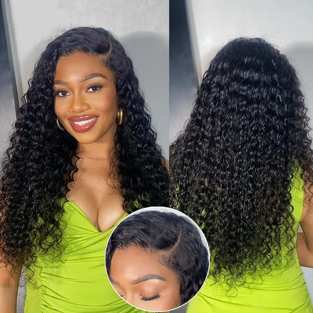

Deep Wave Lace Front Wigs Human Hair 13x6 Hd Lace Front Wigs 200% Density For Women Wet And Wavy Glueless Wigs Pre Plucked
