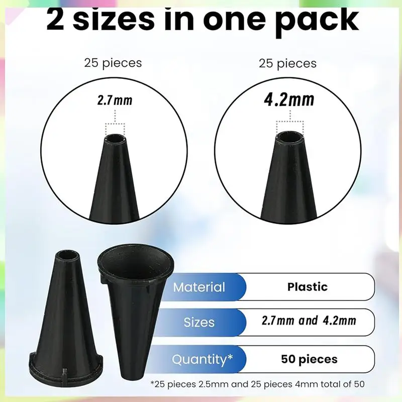 B23B البلاستيك المتاح الأذن Specula غطاء استبدال Specula ل منظار الأذن التشخيصي الكبار الأذن Specula للبالغين والأطفال