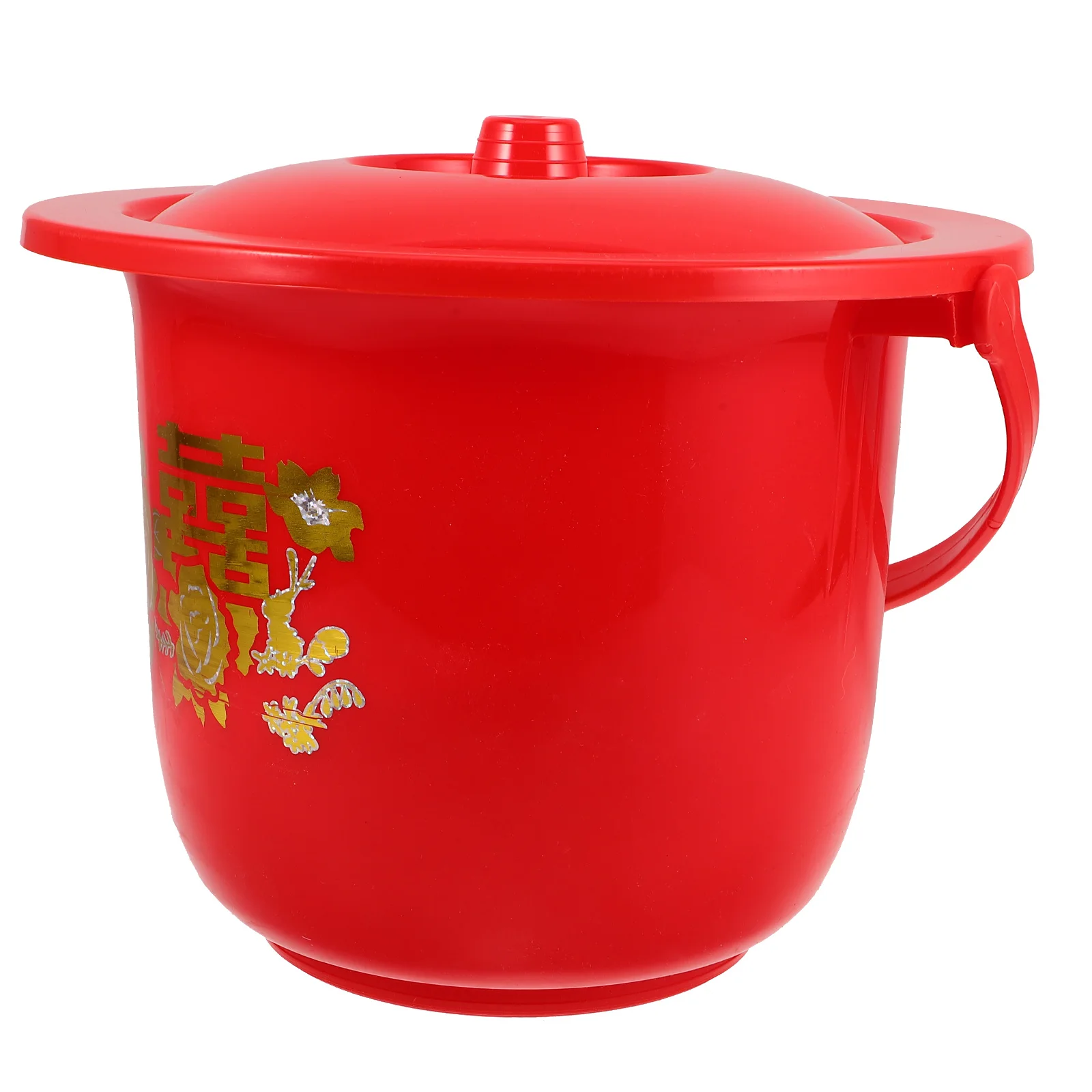 

Portable Lightweight Bedside Urinal with Lid Camping Chamber Pot Bucket Toilet for Women Adult Home Travel Use