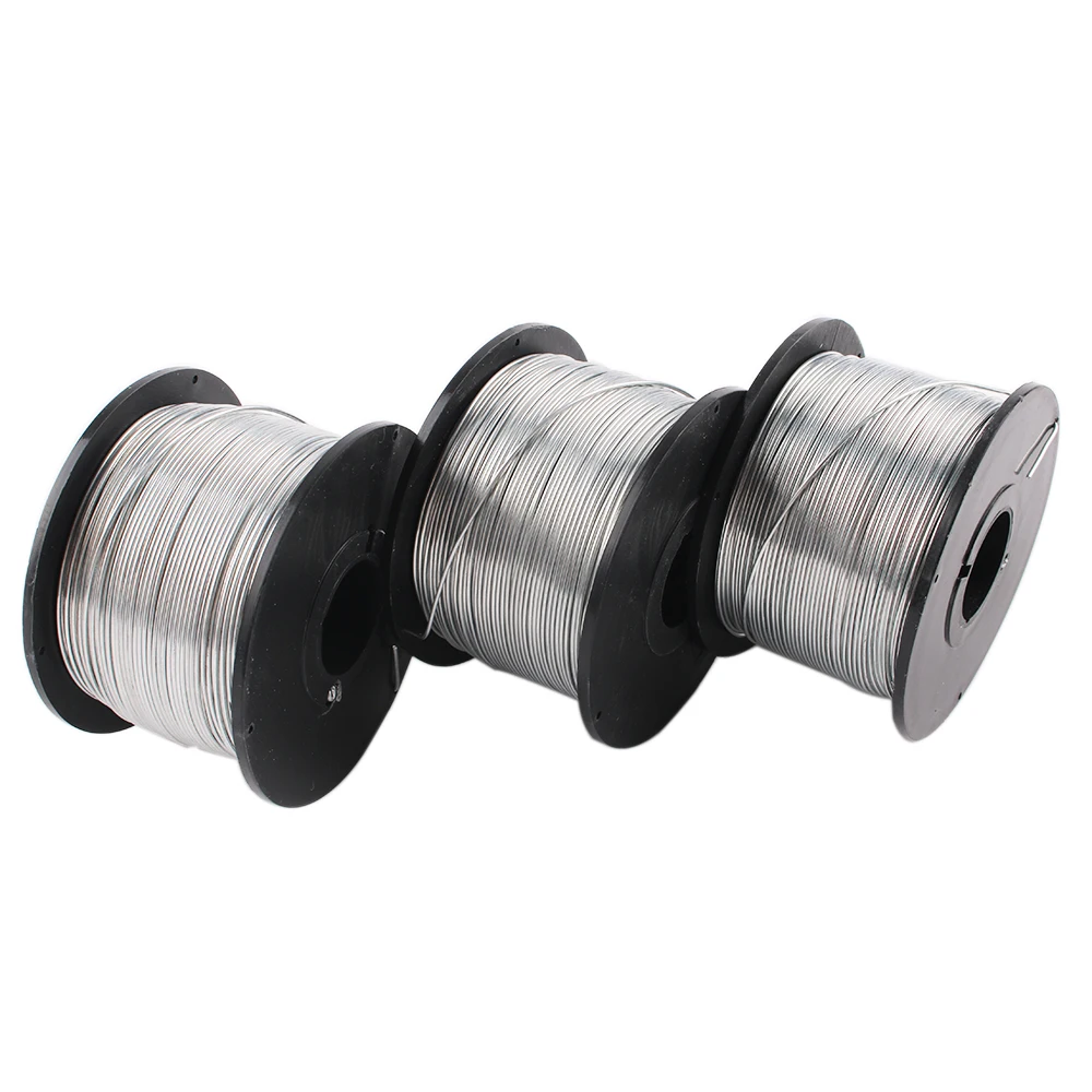 Bobina del cavo della macchina di trasporto libero per la linea di legatura del tondo per cemento armato 0.8mm 100m filo di acciaio di rilegatura automatica dell'acciaio