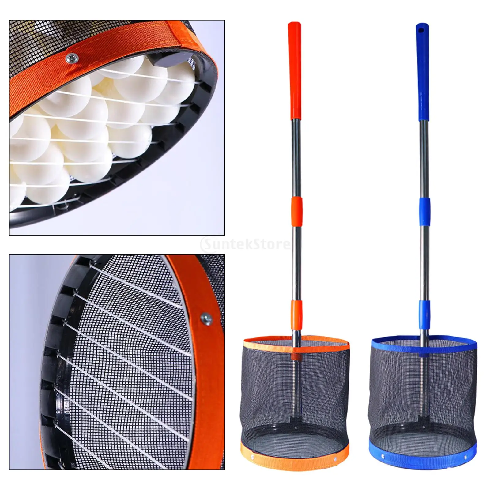 Table Tennis Ball Picker, 140 Balls Capacity Collector Pickup Ball Retriever for Practicing Accessory Picking and Storage Balls